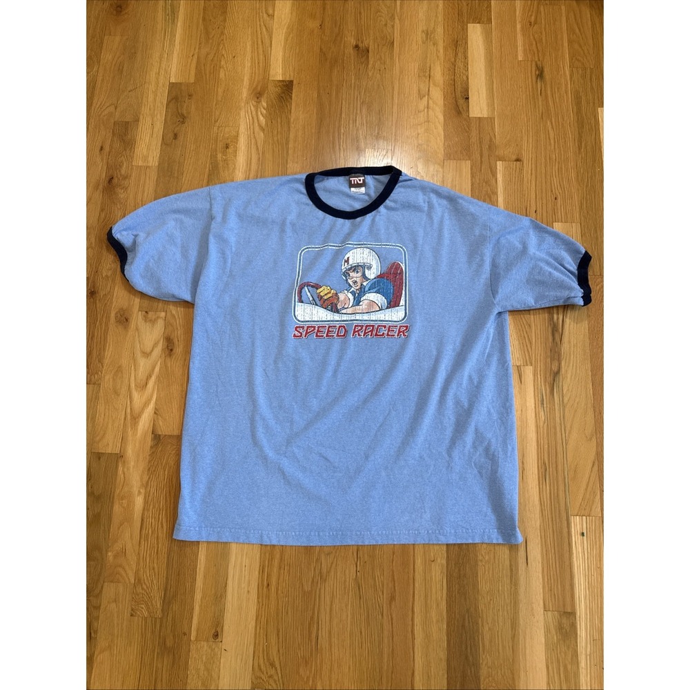Vintage Y2K Speed Racer Anime Shirt Size 2XL